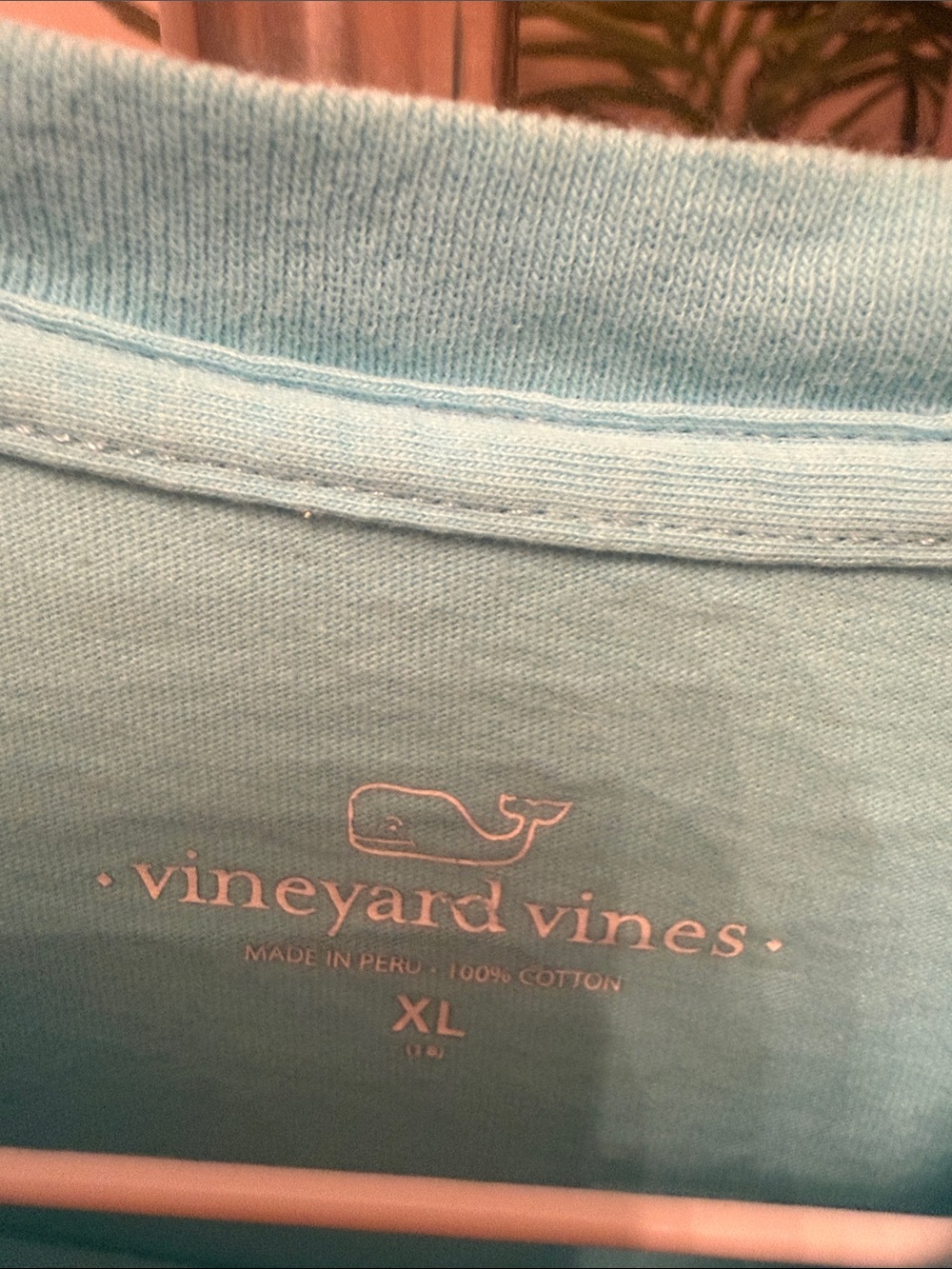 Vineyard Vines Light Blue Short Sleeve Pocket Tee - Picture 2 of 3